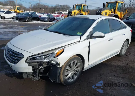 2015 Hyundai Sonata Sport из США, поврежденный, VIN 5NPE34AF8FH078447